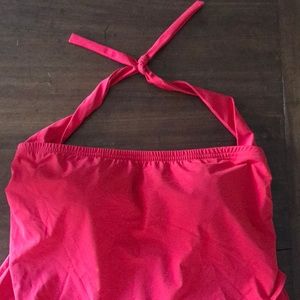 New Tara Grinna red tankini top
